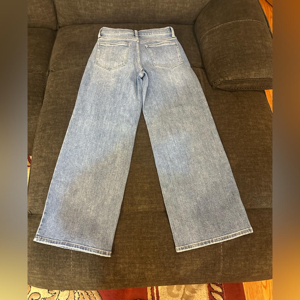 JBD Wide Legs Stretchy Classic Blue Women's Jeans in excellent condition Size 28 - Picture 5 of 15